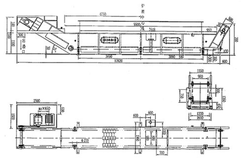 GBL-0.8×N型系列刮板捞渣机